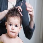 Shaving Baby's Head